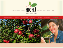 Tablet Screenshot of highjorchards.com